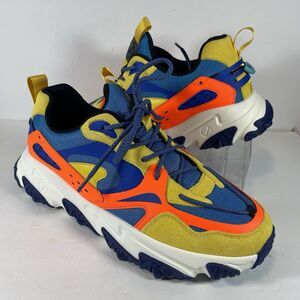JAVI Engage 13 Men's Sneakers Size 13 Blue Orange Yellow Dad Shoes Chunky Clunky